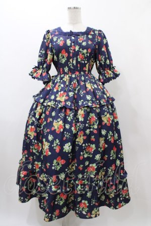 画像: axes femme kawaii / クラシックベリーワンピース M ネイビー H-25-12-19-1028-AX-OP-NS-ZH