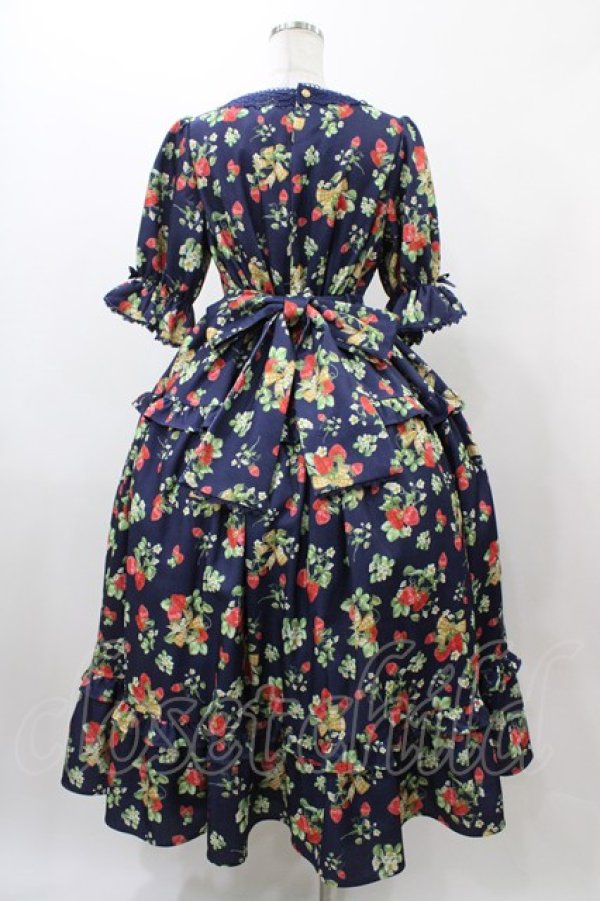 画像2: axes femme kawaii / クラシックベリーワンピース M ネイビー H-25-12-19-1028-AX-OP-NS-ZH (2)