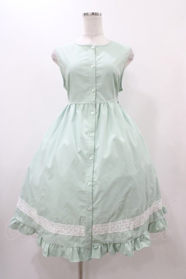 画像1: CHIP CLIP / 五月アイ/ジャンパースカート M ミント H-25-12-19-1033-0-OP-NS-ZH (1)