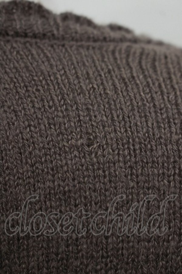 画像5: m petit by misako / AM*リボンニットボレロ L ブラウン H-25-12-19-048-LO-TO-NS-ZH (5)