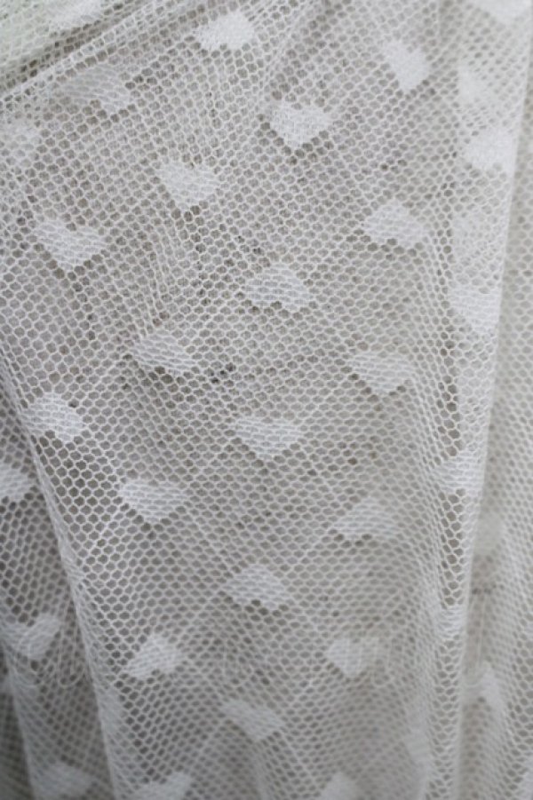 画像4: To Alice / ハートドットチュールトップス M オフ H-25-12-19-049-LO-TO-NS-ZH (4)