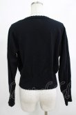 画像3: Lovely MAXICIMAM / クロックラビット刺繍カーディガン Lovelyサイズ（大きいサイズ） ブラック H-25-12-19-050-GO-TO-NS-ZH (3)