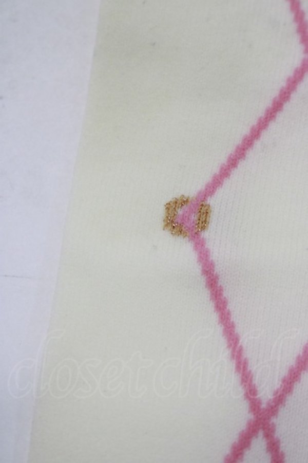 画像4: metamorphose / Lace up dollオーバーニーソックス  アイボリー H-25-12-19-057-ME-ZA-NS-ZH (4)