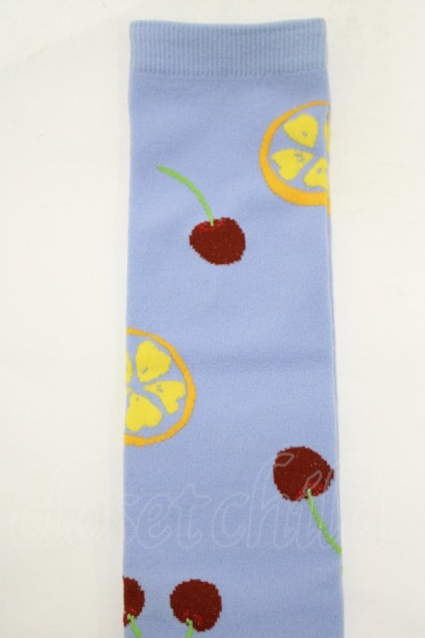 画像3: metamorphose / Juicy basketオーバーニー  ブルー H-25-12-19-062-ME-ZA-NS-ZH (3)