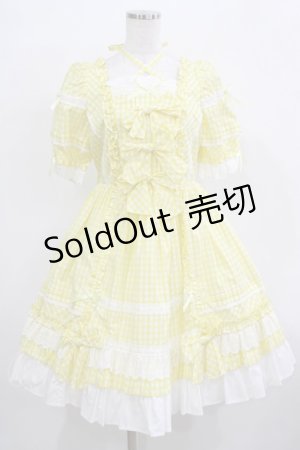 画像: Angelic Pretty / Sweetフリルワンピース Free イエロー H-25-12-19-008-AP-OP-NS-ZH
