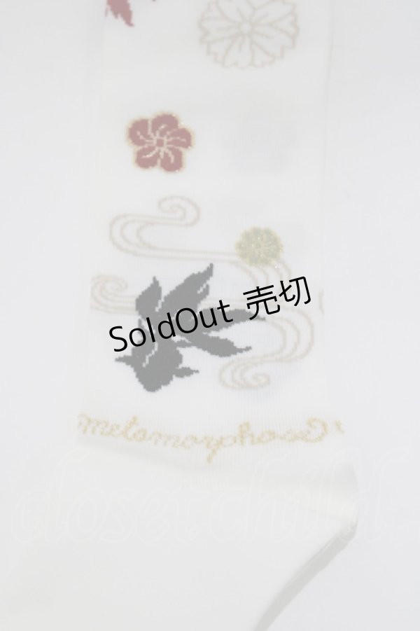 画像2: metamorphose / 乙女の白昼夢オーバーニー  ホワイト H-25-12-19-065-ME-ZA-NS-ZH (2)