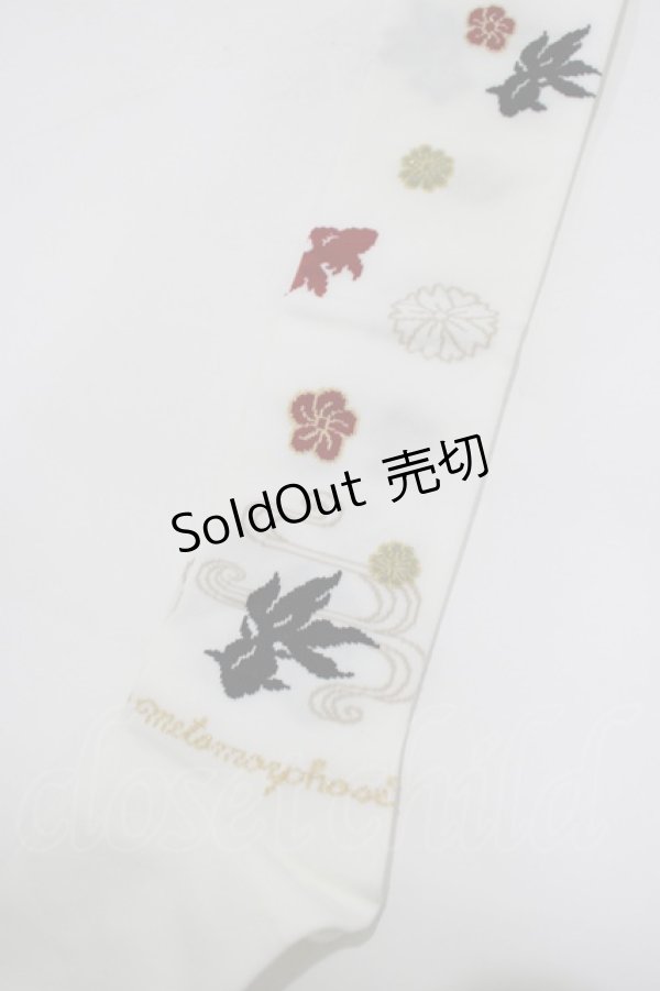 画像2: metamorphose / 乙女の白昼夢オーバーニー  ホワイト H-25-12-19-068-ME-ZA-NS-ZH (2)