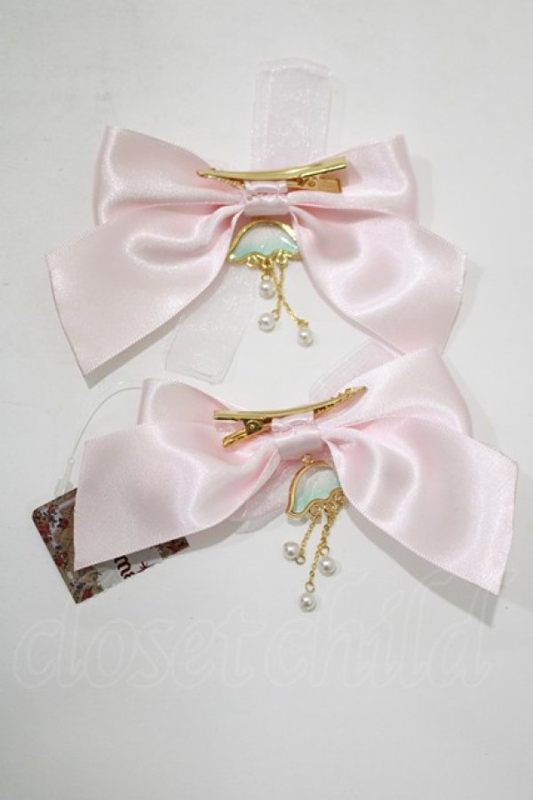 画像3: Amavel / Jerryfish Aquariumリボンクリップ  ピンク H-25-12-19-072-CA-AC-NS-ZH (3)