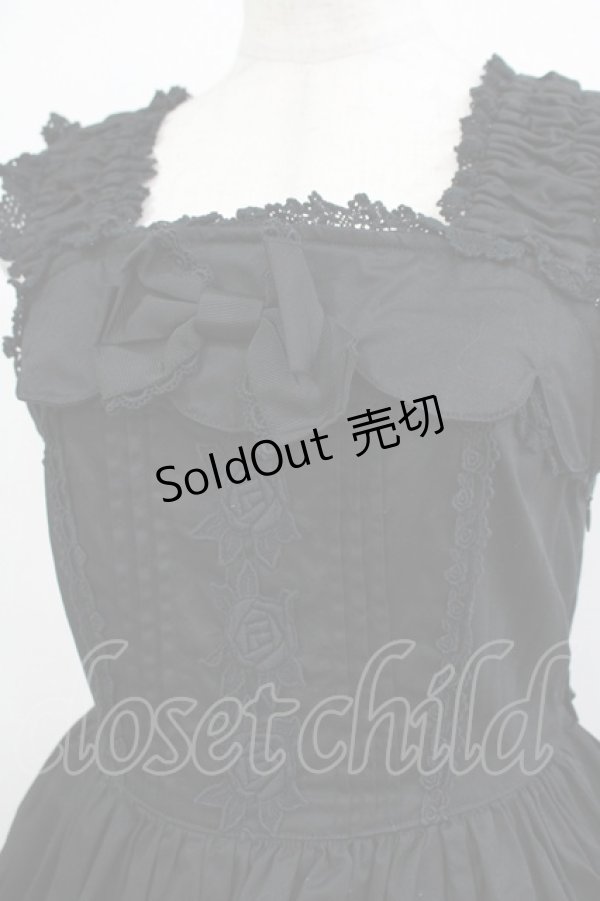 画像4: BABY,THE STARS SHINE BRIGHT / リボンスカラップジャンパースカート Free ブラック H-25-12-19-011-BA-OP-NS-ZH (4)