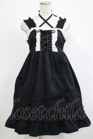 画像: BABY,THE STARS SHINE BRIGHT / ベビードールジャンパースカート Free ブラック H-25-12-19-012-BA-OP-NS-ZH