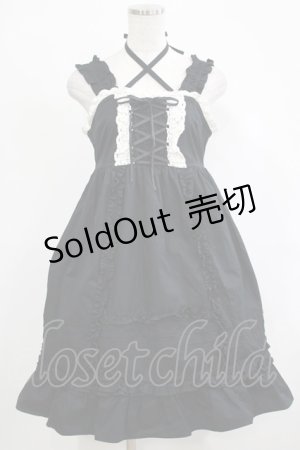 画像: BABY,THE STARS SHINE BRIGHT / ベビードールジャンパースカート Free ブラック H-25-12-19-012-BA-OP-NS-ZH