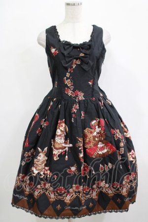 画像: ALICE and the PIRATES / ワンダーラビットのマジカルトランプティーパーティーI＆カチューシャ Free ブラック H-25-12-19-015-PA-OP-NS-ZH