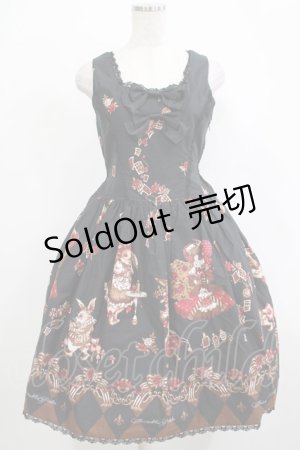 画像: ALICE and the PIRATES / ワンダーラビットのマジカルトランプティーパーティーI＆カチューシャ Free ブラック H-25-12-19-015-PA-OP-NS-ZH