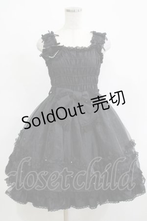 画像: Angelic Pretty / フェアリープリンセスSetのジャンパースカート Free ブラック H-25-12-19-020-AP-OP-NS-ZH