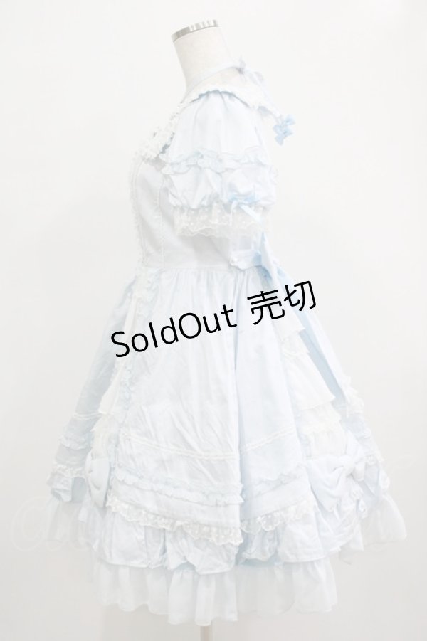 画像2: Angelic Pretty / Dreamy Creamワンピース Free サックス H-25-12-19-022-AP-OP-NS-ZH (2)