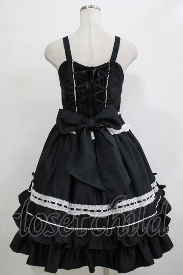 画像3: BABY,THE STARS SHINE BRIGHT / confiserieジャンパースカート Free ブラック H-25-12-19-023-BA-OP-NS-ZH (3)