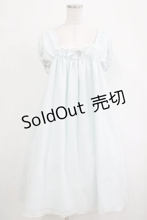 画像: ALICE and the PIRATES / Nighty nightミニ袖ジャンパースカート Free サックス H-25-12-19-024-PA-OP-NS-ZH