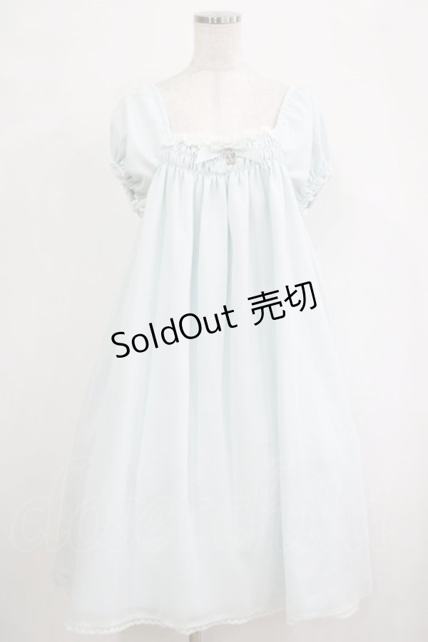 画像1: ALICE and the PIRATES / Nighty nightミニ袖ジャンパースカート Free サックス H-25-12-19-024-PA-OP-NS-ZH (1)