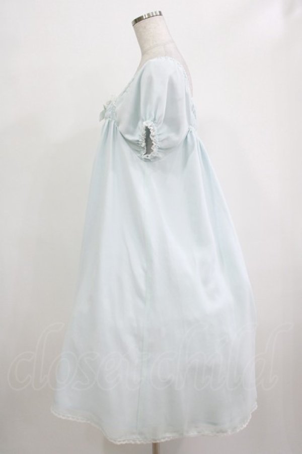 画像2: ALICE and the PIRATES / Nighty nightミニ袖ジャンパースカート Free サックス H-25-12-19-024-PA-OP-NS-ZH (2)