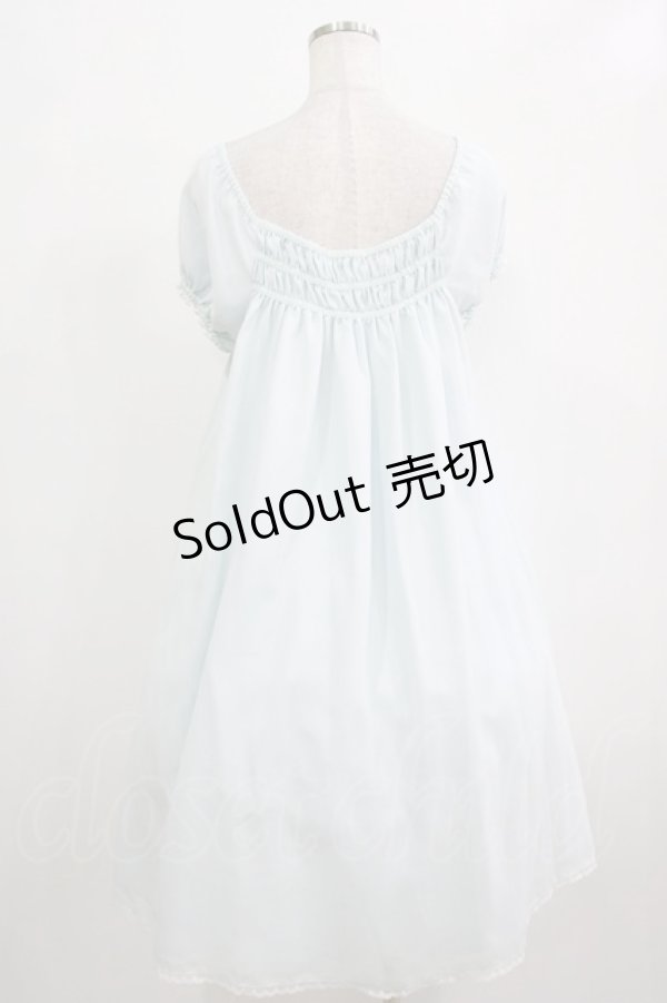 画像3: ALICE and the PIRATES / Nighty nightミニ袖ジャンパースカート Free サックス H-25-12-19-024-PA-OP-NS-ZH (3)