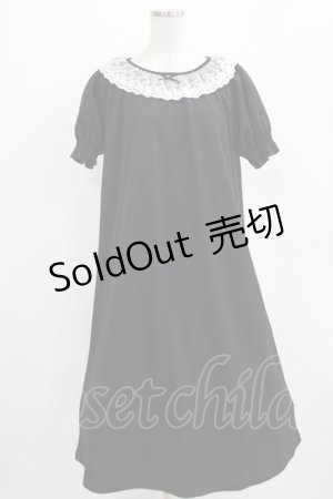 画像: m petit by misako / レース襟カットワンピース M ブラック H-25-12-20-020-LO-OP-NS-ZH