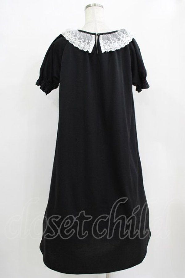 画像3: m petit by misako / レース襟カットワンピース M ブラック H-25-12-20-020-LO-OP-NS-ZH (3)