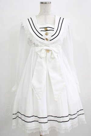 画像: BABY,THE STARS SHINE BRIGHT / Sweet Cherries Cafe セーラーワンピース Free オフ H-25-12-20-022-BA-OP-NS-ZH