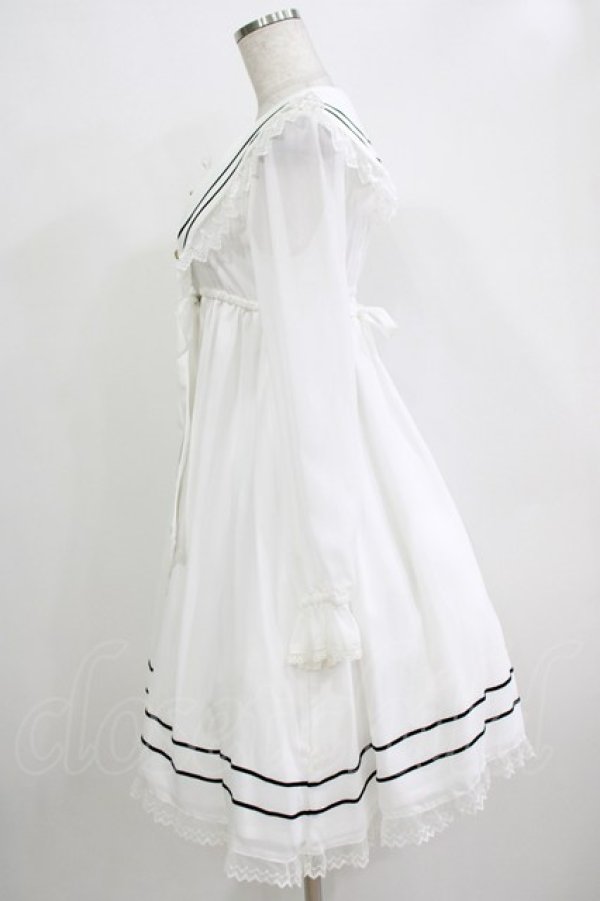 画像2: BABY,THE STARS SHINE BRIGHT / Sweet Cherries Cafe セーラーワンピース Free オフ H-25-12-20-022-BA-OP-NS-ZH (2)