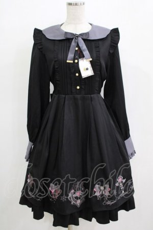 画像: Amavel / Magical Ribbonワンピース Free ブラック H-25-12-20-023-CA-OP-NS-ZH