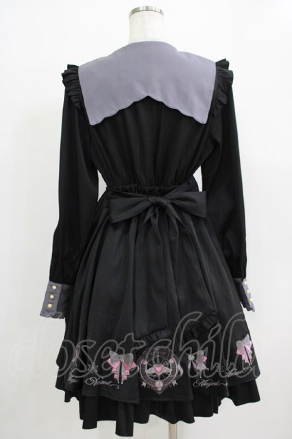 画像3: Amavel / Magical Ribbonワンピース Free ブラック H-25-12-20-023-CA-OP-NS-ZH (3)