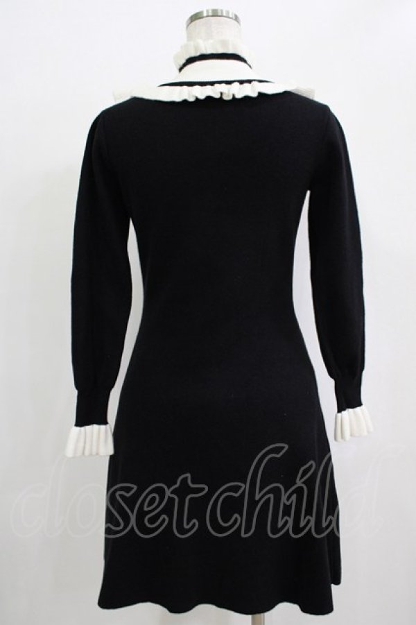 画像3: Bubbles / ニットワンピース Free ブラック H-25-12-20-028-CA-OP-NS-ZH (3)