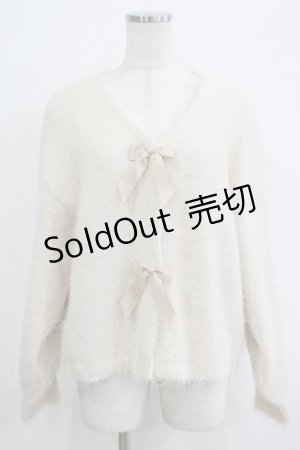 画像: Maison de FLEUR Petite Robe canone / あなたを夢見たマシュマロカーディガン Free Beige H-25-12-20-037-EL-TO-NS-ZH