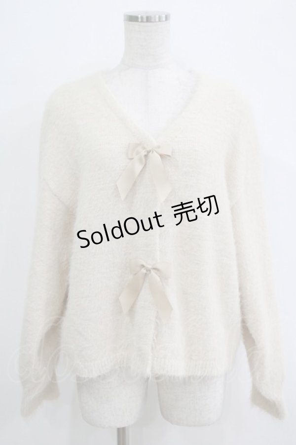 画像1: Maison de FLEUR Petite Robe canone / あなたを夢見たマシュマロカーディガン Free Beige H-25-12-20-037-EL-TO-NS-ZH (1)