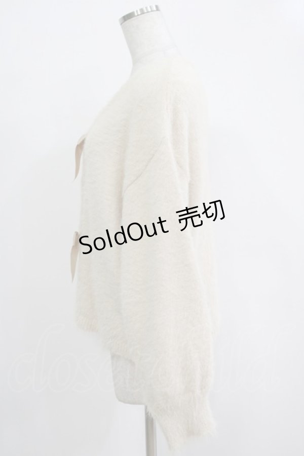 画像2: Maison de FLEUR Petite Robe canone / あなたを夢見たマシュマロカーディガン Free Beige H-25-12-20-037-EL-TO-NS-ZH (2)