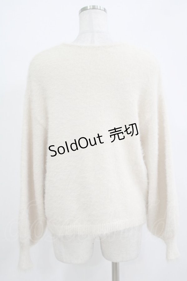 画像3: Maison de FLEUR Petite Robe canone / あなたを夢見たマシュマロカーディガン Free Beige H-25-12-20-037-EL-TO-NS-ZH (3)