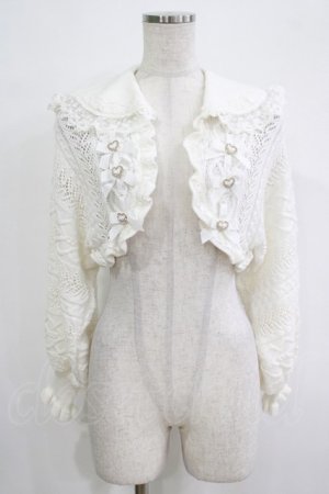 画像: LIZ LISA / クロップド透かしセーラーカーディガン Free オフ H-25-12-20-038-LO-TO-NS-ZH