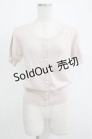 画像: Ank Rouge / リボンカーディガン M ピンク H-25-12-20-039-CA-TO-NS-ZH