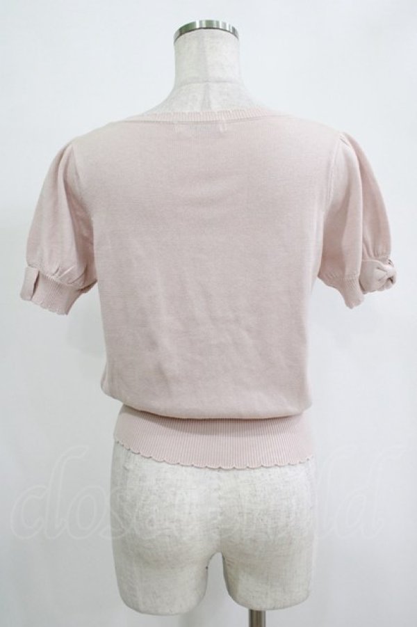 画像3: Ank Rouge / リボンカーディガン M ピンク H-25-12-20-039-CA-TO-NS-ZH (3)