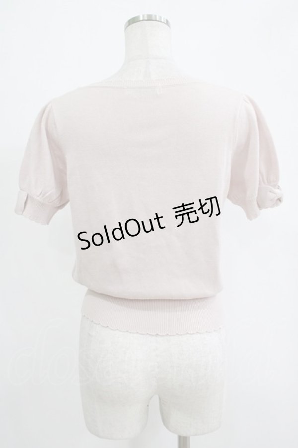 画像3: Ank Rouge / リボンカーディガン M ピンク H-25-12-20-039-CA-TO-NS-ZH (3)