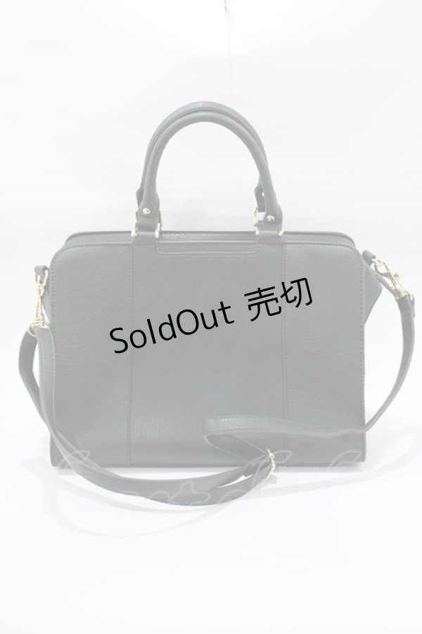 画像3: Maison de FLEUR Petite Robe canone / 列車に飛び乗るボストンバッグ  グリーン H-25-12-20-043-EL-BG-NS-ZH (3)