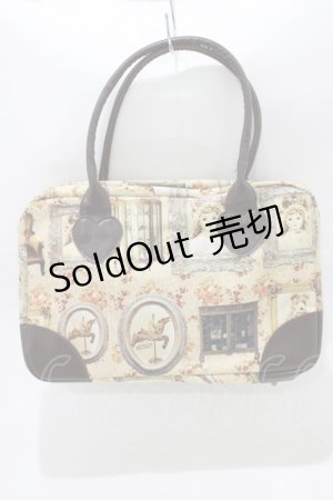 画像: BABY,THE STARS SHINE BRIGHT / mon petit chouchou柄ボストンバッグ  生成り H-25-12-20-044-BA-BG-NS-ZH