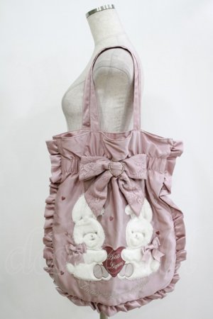 画像: LIZ LISA / Petits Lapins リボントートバッグ  ピンク H-25-12-20-045-LO-BG-NS-ZH