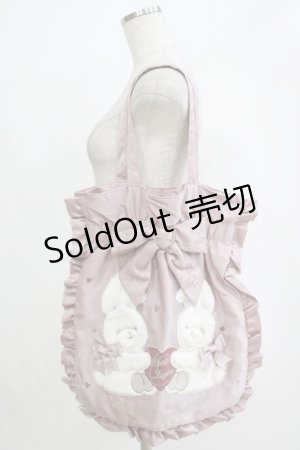 画像: LIZ LISA / Petits Lapins リボントートバッグ  ピンク H-25-12-20-045-LO-BG-NS-ZH