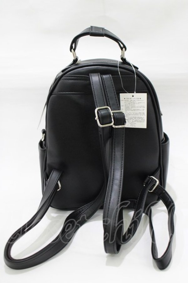 画像3: NOEMIE / チェーン付きキルティングリュック  ブラック H-25-12-20-051-LO-BG-NS-ZH (3)