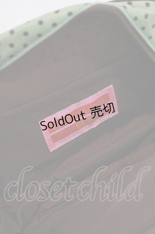 画像4: BABY,THE STARS SHINE BRIGHT / ドットリボンデコレーションポーチ  ミント H-25-12-20-055-BA-ZA-NS-ZH (4)