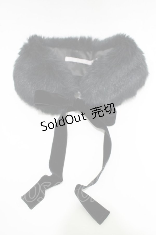 画像2: Victorian maiden / リボンファーティペット  ブラック H-25-12-20-056-CL-ZA-NS-ZH (2)