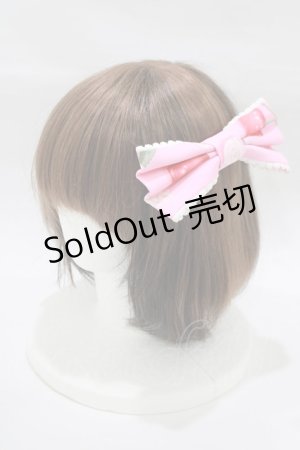 画像: Angelic Pretty / Creamy Cherryバレッタ  ピンク H-25-12-20-062-AP-AC-NS-ZH