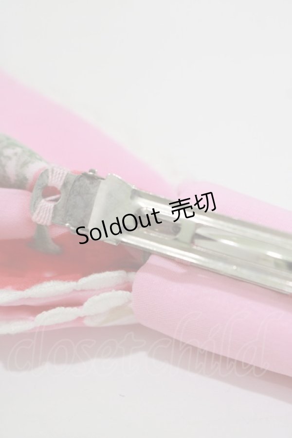 画像4: Angelic Pretty / Creamy Cherryバレッタ  ピンク H-25-12-20-062-AP-AC-NS-ZH (4)