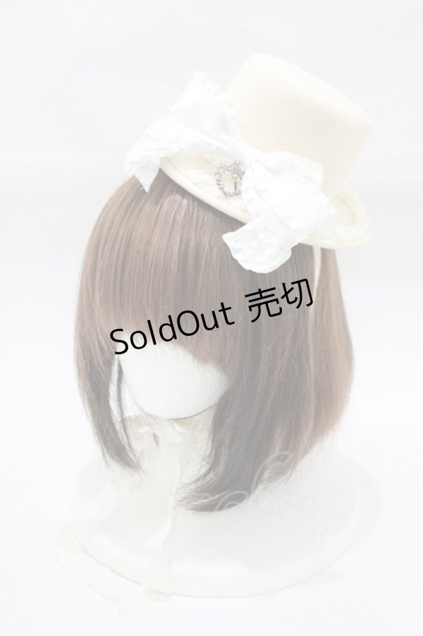 画像1: BABY,THE STARS SHINE BRIGHT / キャロリーヌミニハット  オフ H-25-12-20-064-BA-AC-NS-ZH (1)