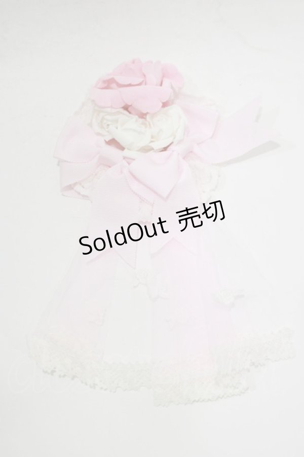 画像1: BABY,THE STARS SHINE BRIGHT / アントワーヌブーケカチューシャ  ピンク H-25-12-20-071-BA-AC-NS-ZH (1)